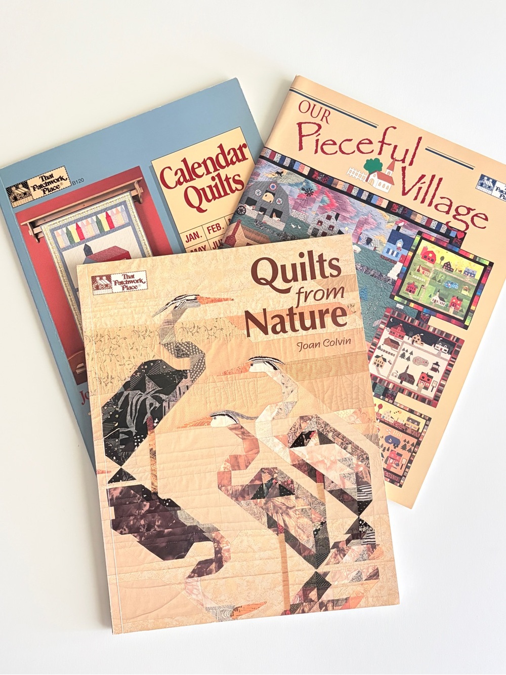 Lot of 3 vintage That Patchwork Place quilting books/pattern books.